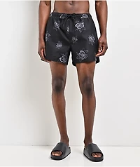 Empyre Rose Black Board Shorts