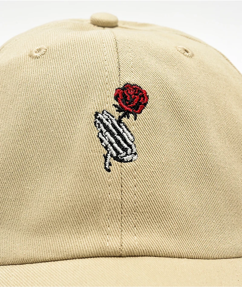 Empyre Rose Hand Khaki Strapback Hat