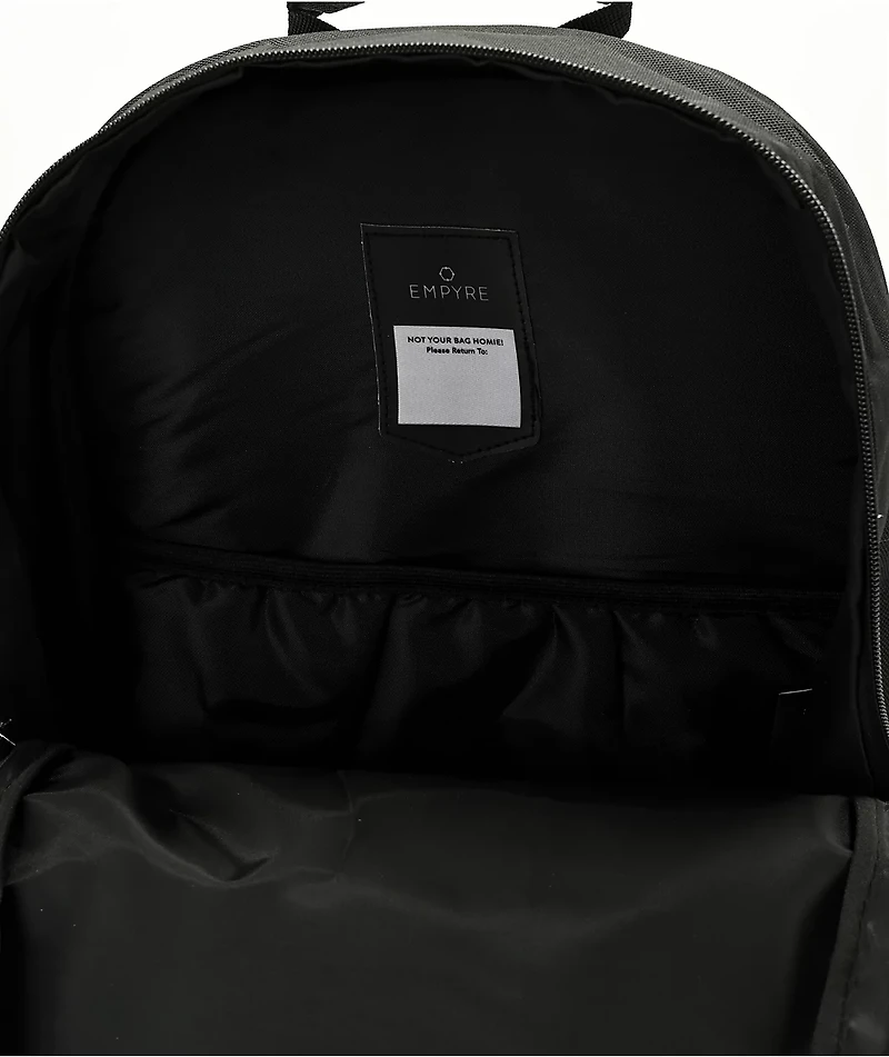 Empyre Rose Skull Black Backpack