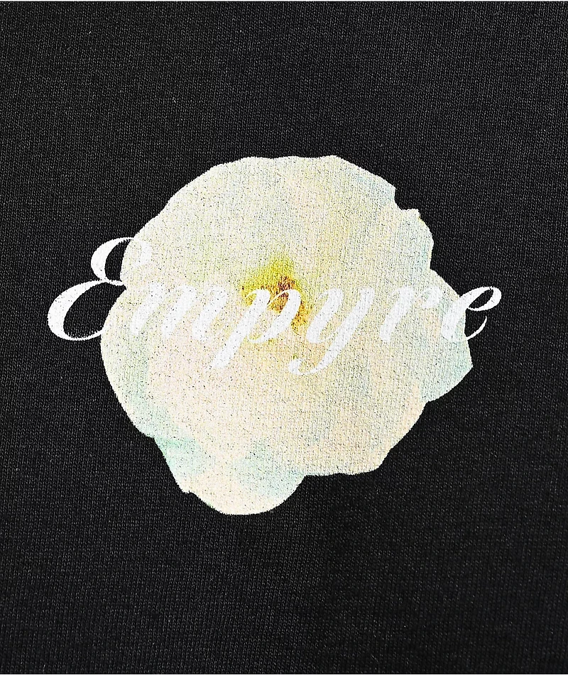 Empyre Roses Photo Black Long Sleeve T-Shirt