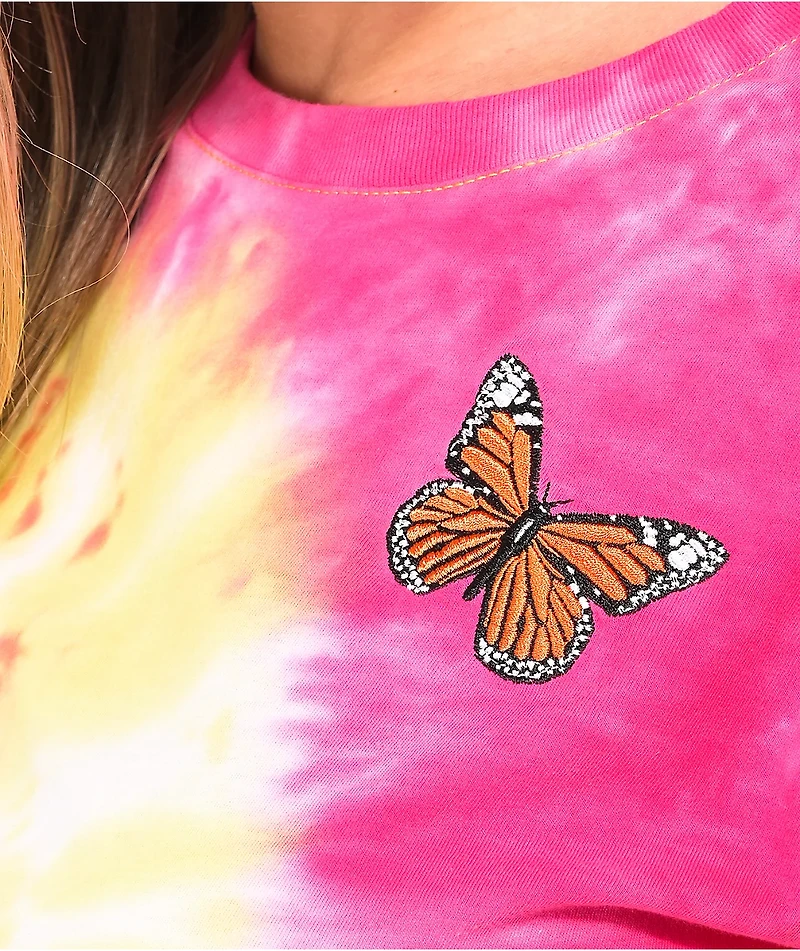 Empyre Rubino Old Soul Pink Tie Dye Long Sleeve T-Shirt