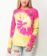 Empyre Rubino Old Soul Pink Tie Dye Long Sleeve T-Shirt