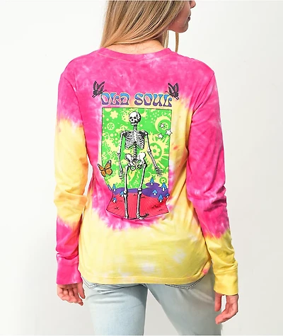 Empyre Rubino Old Soul Pink Tie Dye Long Sleeve T-Shirt
