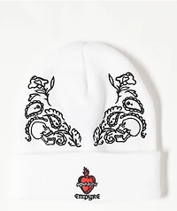 Empyre Sacred Heart White Beanie