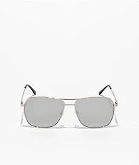 Empyre Saloon Square Silver Pilot Sunglasses