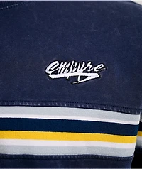 Empyre Sandstorm Stripe Navy Wash Boxy T-Shirt