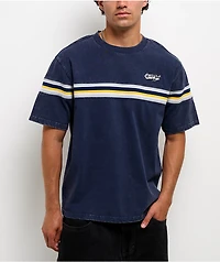 Empyre Sandstorm Stripe Navy Wash Boxy T-Shirt