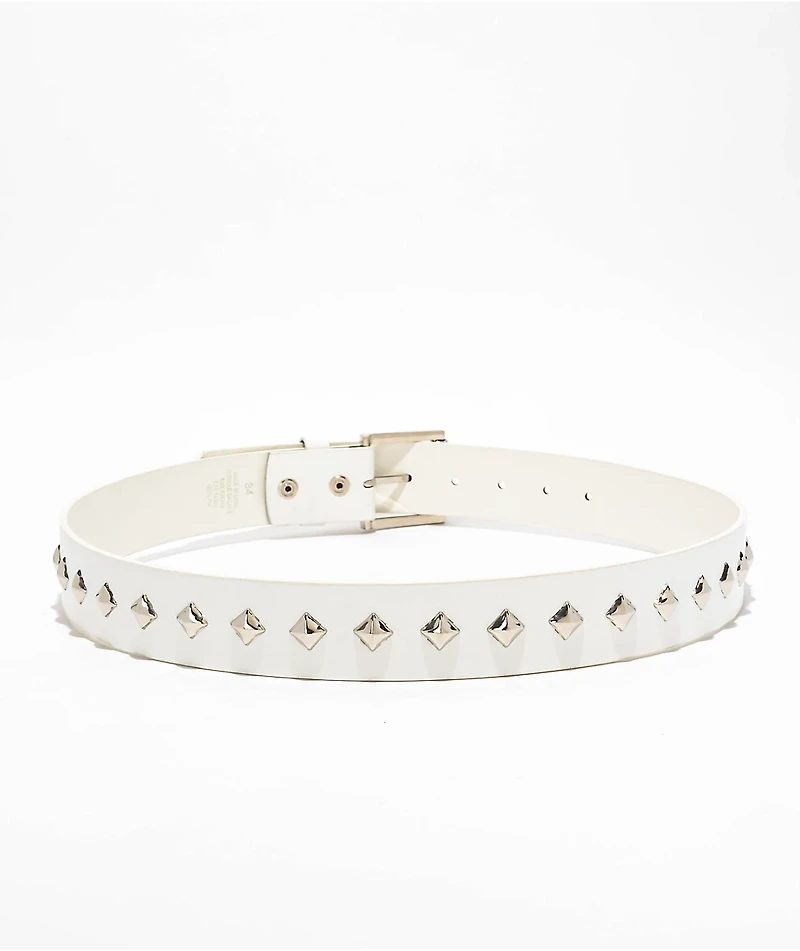 Empyre Scatter Stud White Belt