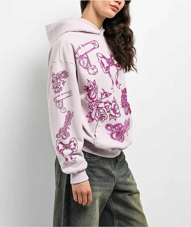 Empyre Scattered Pink Hoodie