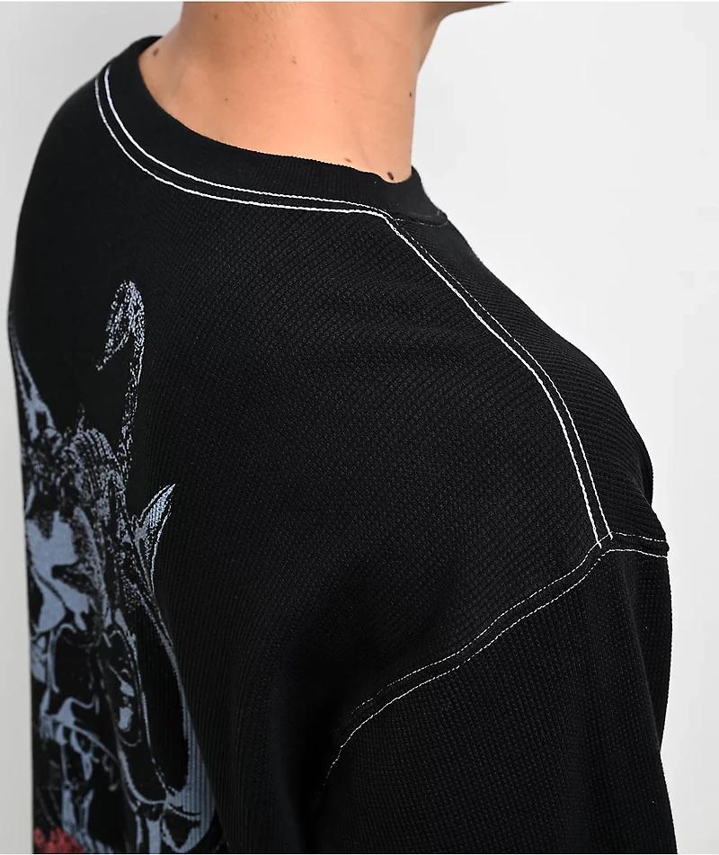 Empyre Scorpio Season Black Thermal Long Sleeve T-Shirt