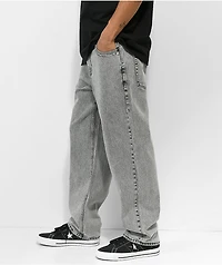 Empyre Scramble Grey Wash Loose Fit Skate Jeans