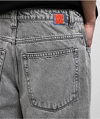 Empyre Scramble Grey Wash Ultra Wide Jeans