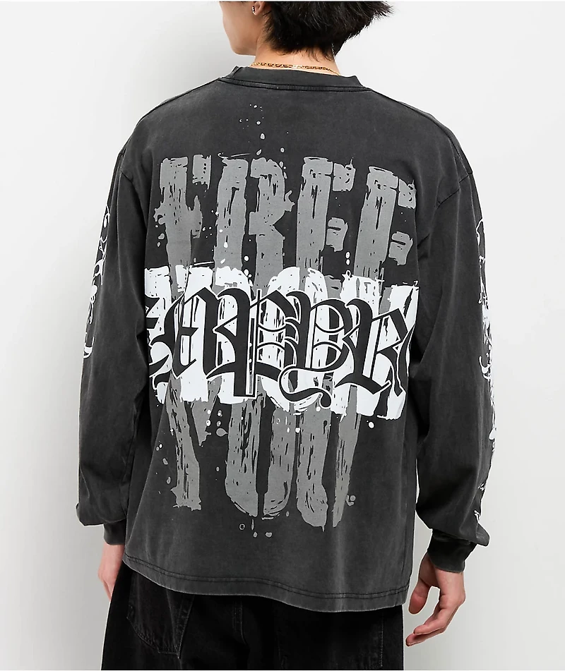 Empyre Scratch Vintage Black Long Sleeve T-Shirt