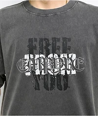 Empyre Scratch Vintage Grey Wash T-Shirt