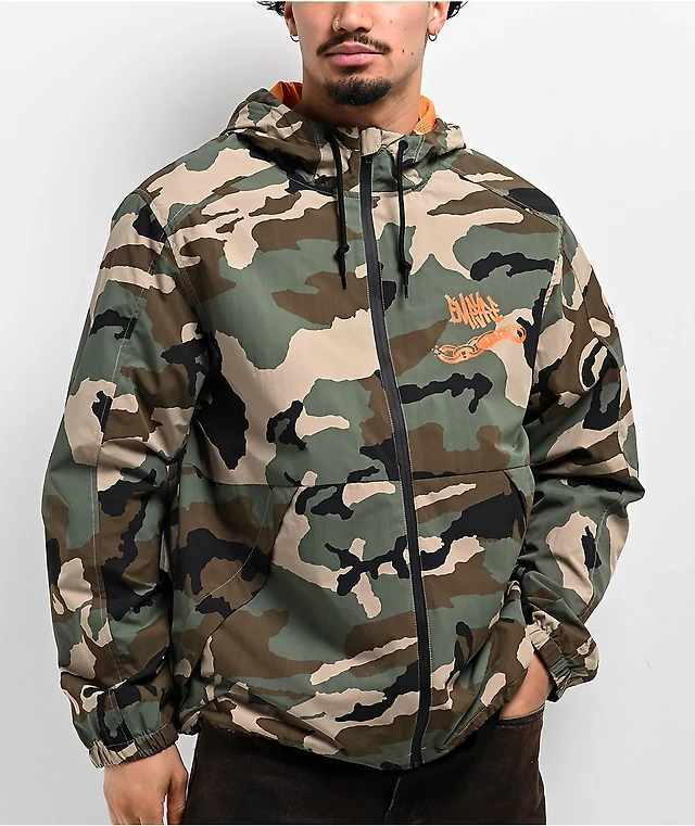 Empyre Seen It Camo Zip Windbreaker Jacket MainPlace Mall