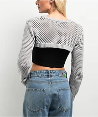 Empyre Shan Grey Shrug Sweater