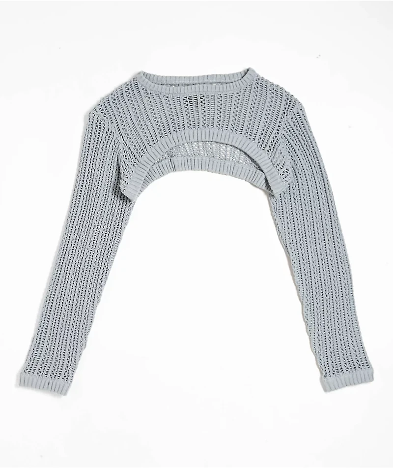 Empyre Shan Light Blue Shrug Sweater