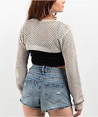 Empyre Shan Tan Shrug Sweater