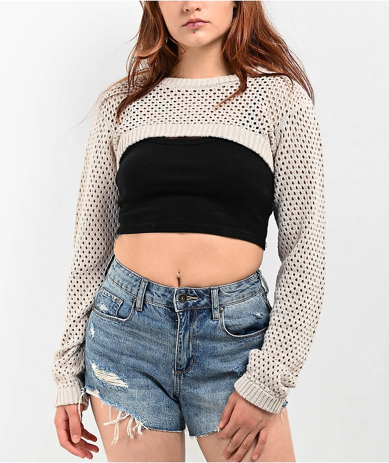 Empyre Shan Tan Shrug Sweater
