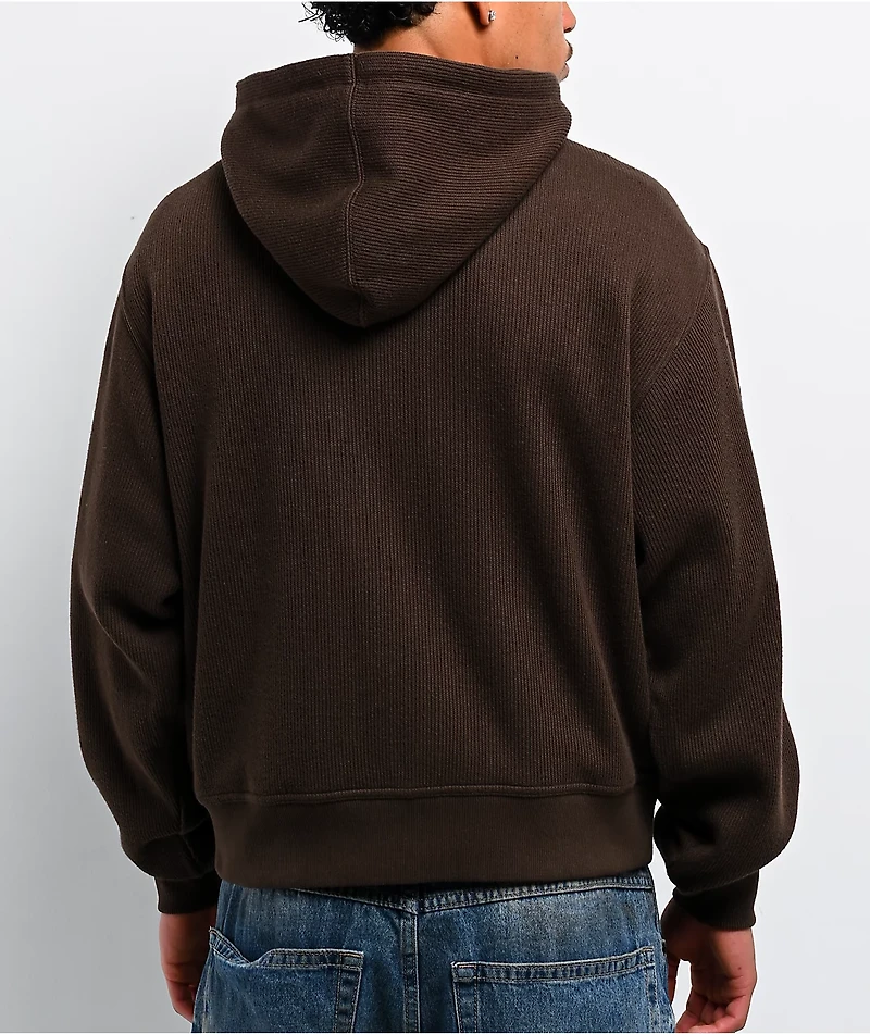 Empyre Shin Splints Brown Zip Hoodie