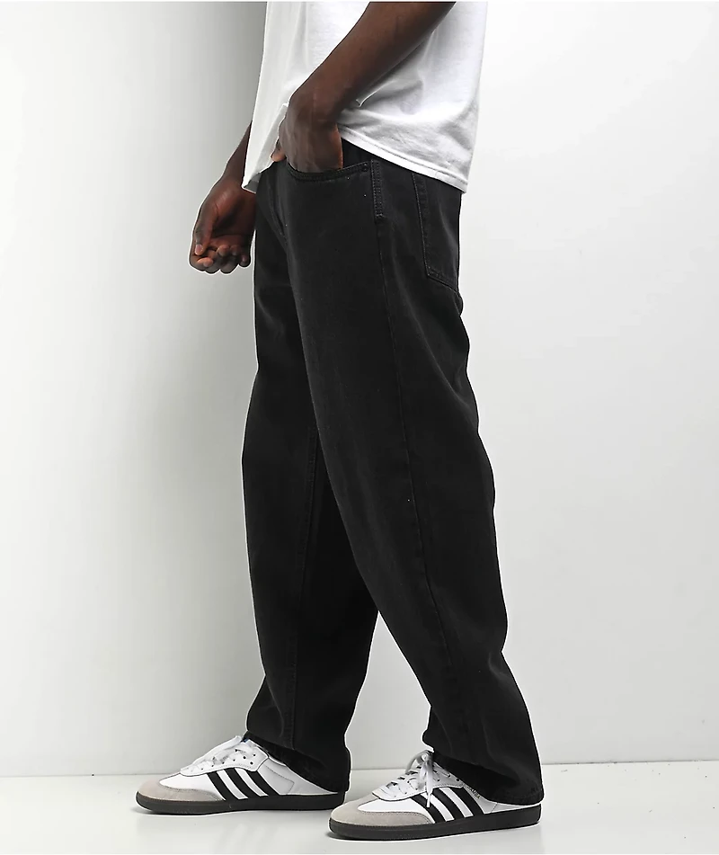 Empyre Shmutz Black Wash Loose Fit Skate Jeans