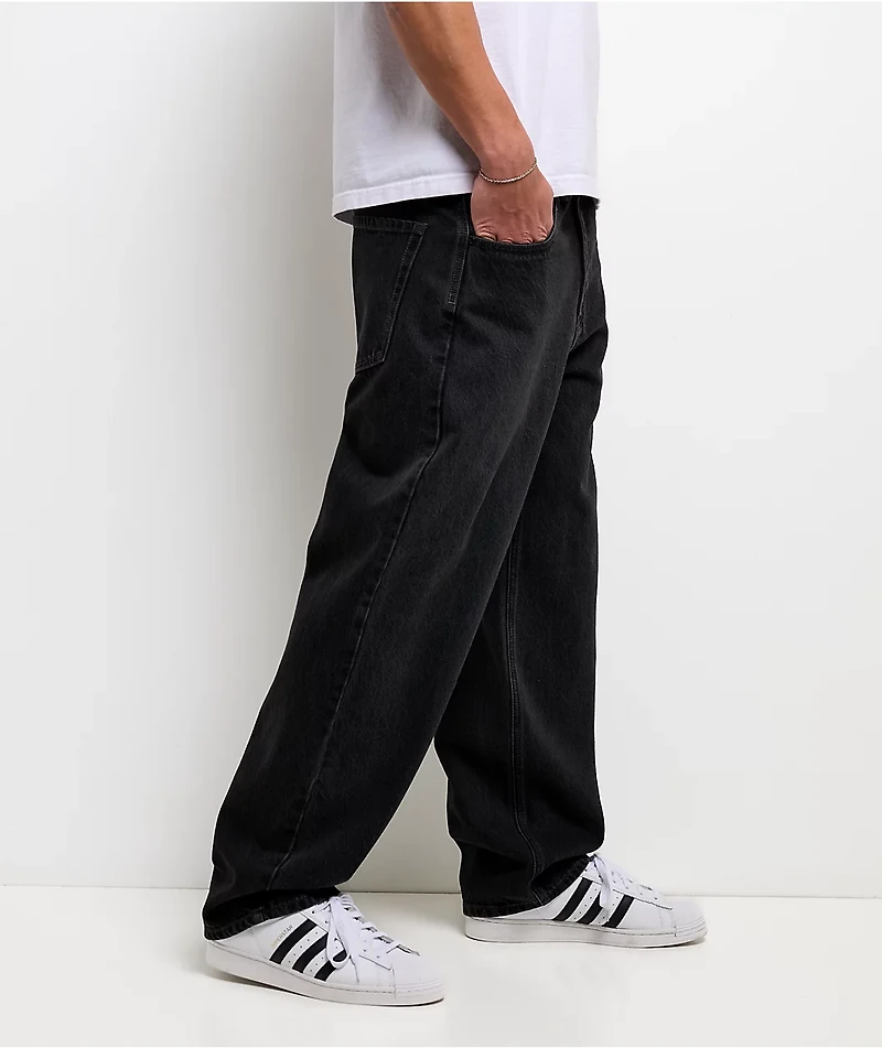 Empyre Shmutz Black Wash Loose Fit Skate Jeans