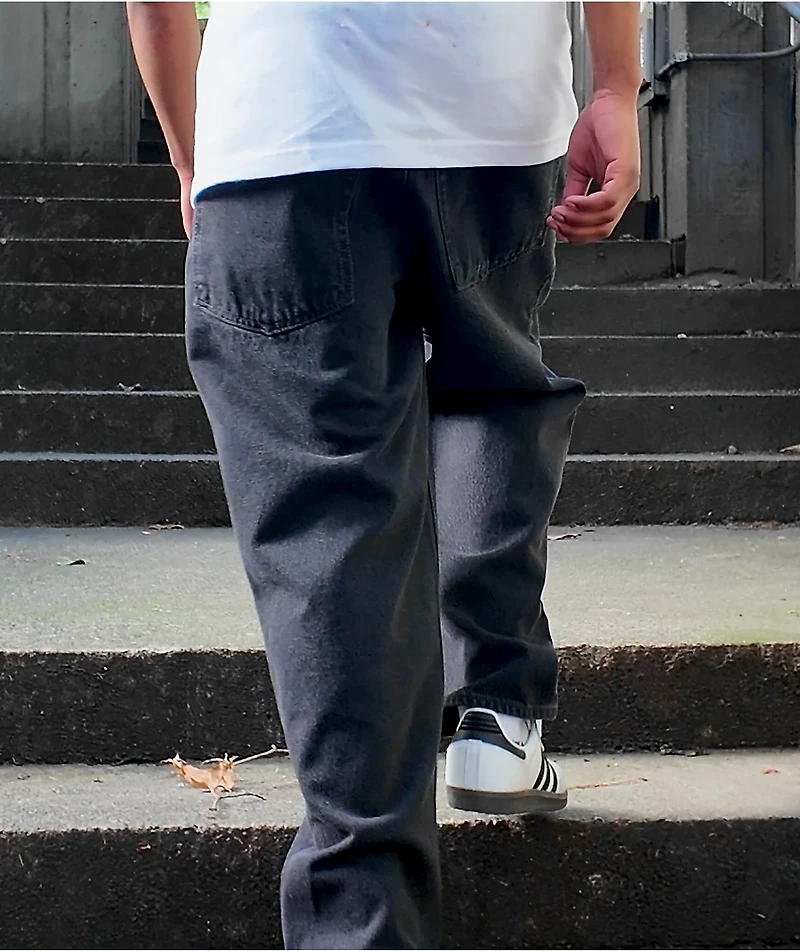 Empyre Shmutz Black Wash Loose Fit Skate Jeans
