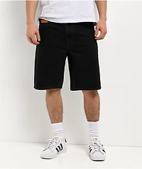 Empyre Shmutz Black Wash Loose Fit Skate Shorts