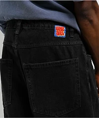 Empyre Shmutz Ultra Wide Black Denim Skate Jeans