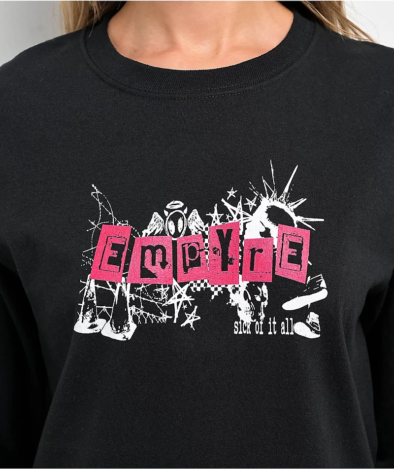 Empyre Sick Of It All Black Long Sleeve T-Shirt