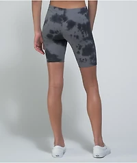 Empyre Sidra Rose Black & Grey Tie Dye Bike Shorts