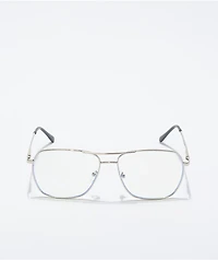 Empyre Silver Pilot Blue Light Glasses