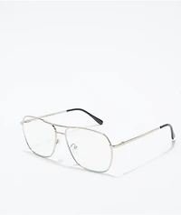 Empyre Silver Pilot Blue Light Glasses