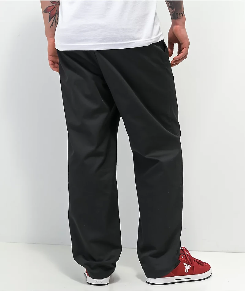 Empyre Sk8 Loose Fit Black Twill Pants