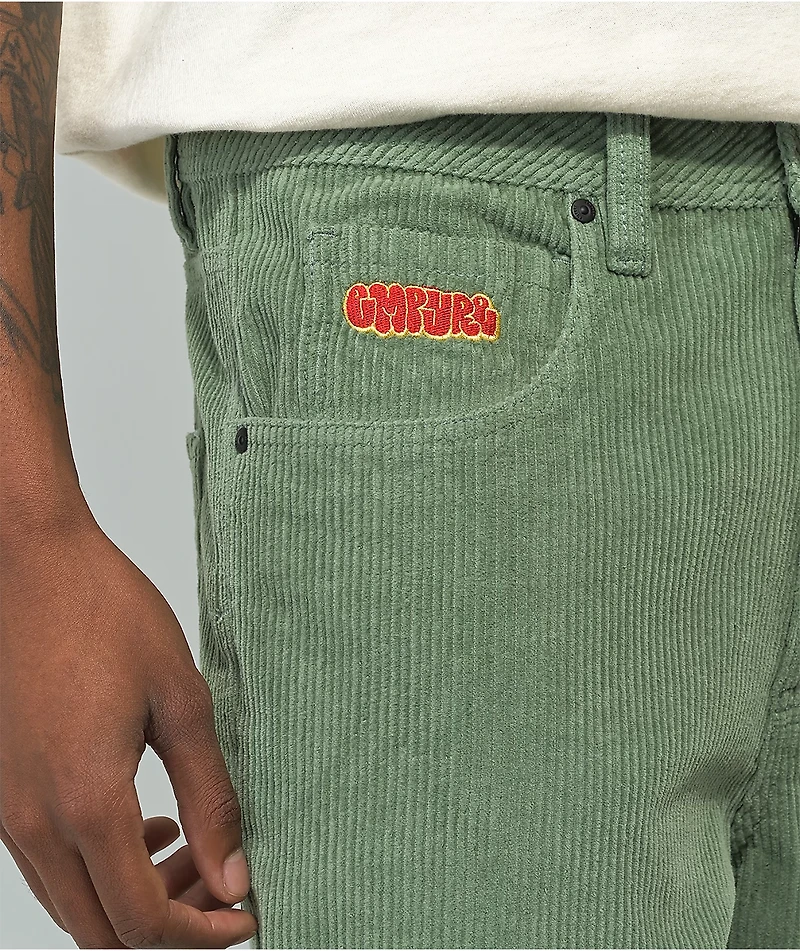 Empyre Skate Hedge Green Corduroy Pants