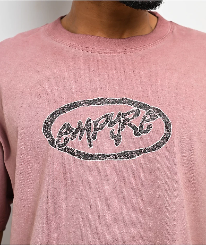 Empyre Skate Logo Brush Red T-Shirt