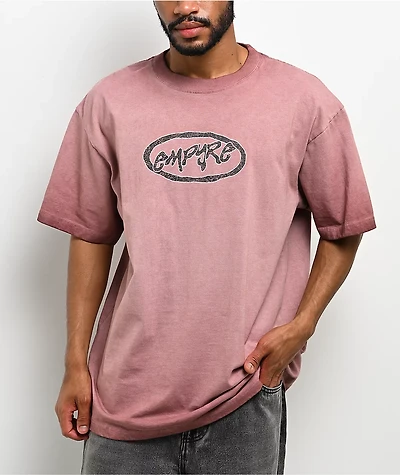 Empyre Skate Logo Brush Red T-Shirt