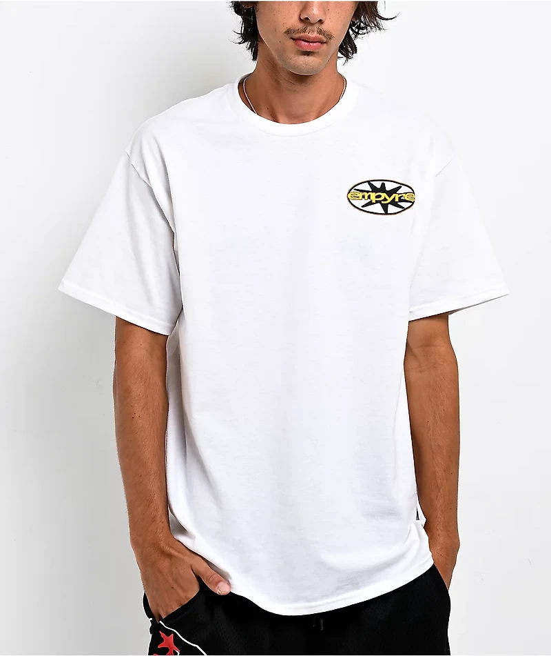 Empyre Skate Oval White T-Shirt