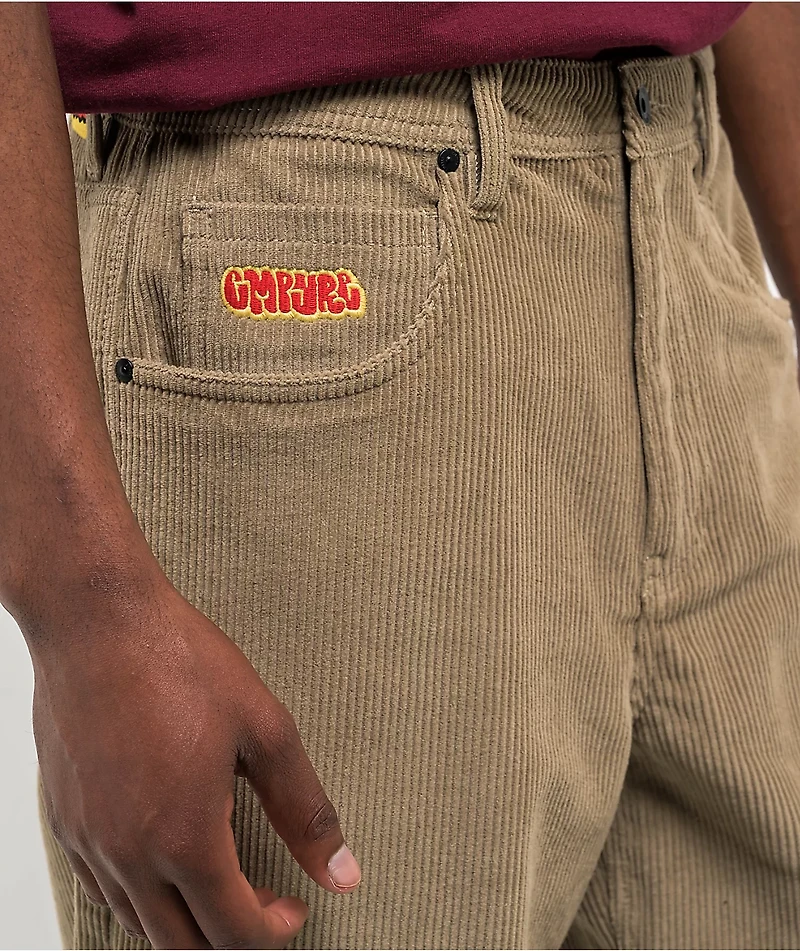 Empyre Skate Phone Khaki Corduroy Pants
