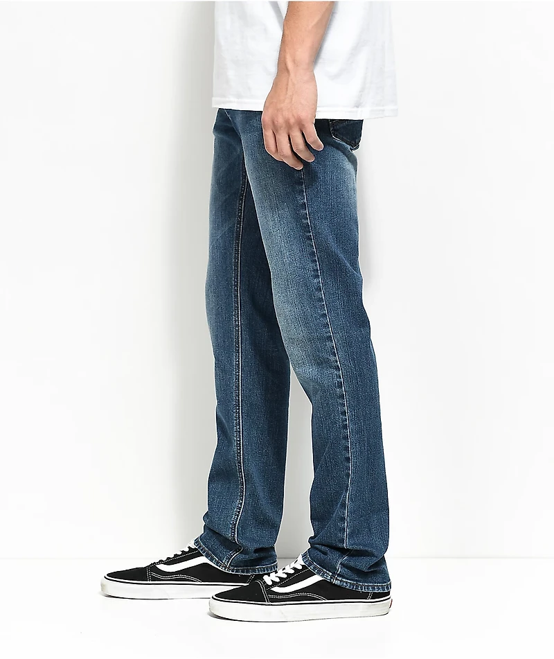 Empyre Skeletor Deluge Indigo Skinny Jeans