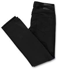 Empyre Skeletor Knee Slit Black Skinny Jeans