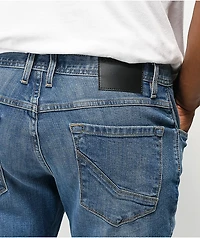 Empyre Skeletor Pally Blue Denim Skinny Jeans