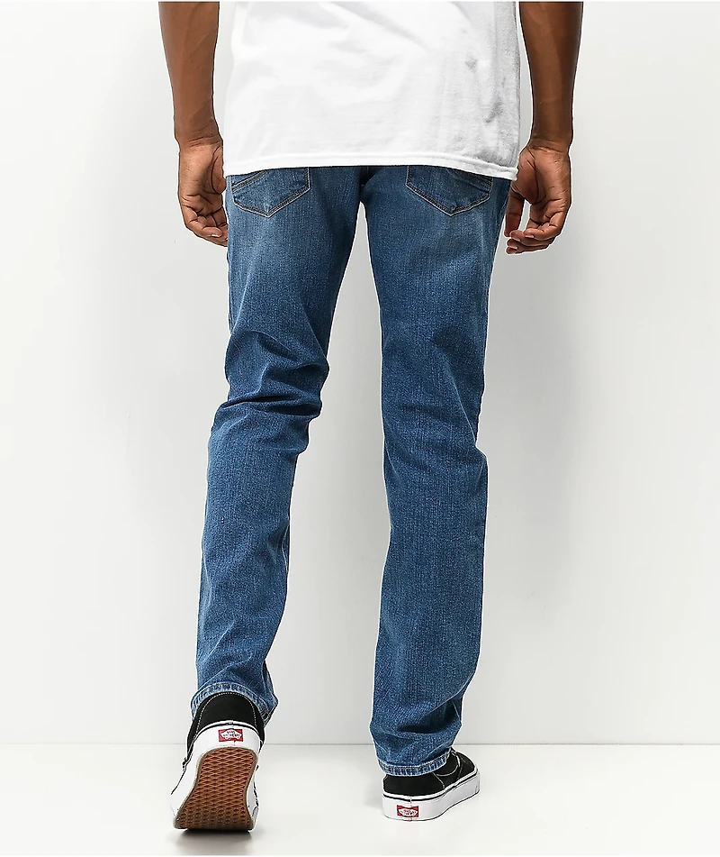 Empyre Skeletor Pally Blue Denim Skinny Jeans