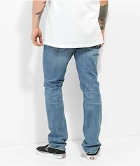 Empyre Skeletor Wreckage Light Blue Denim Skinny Jeans