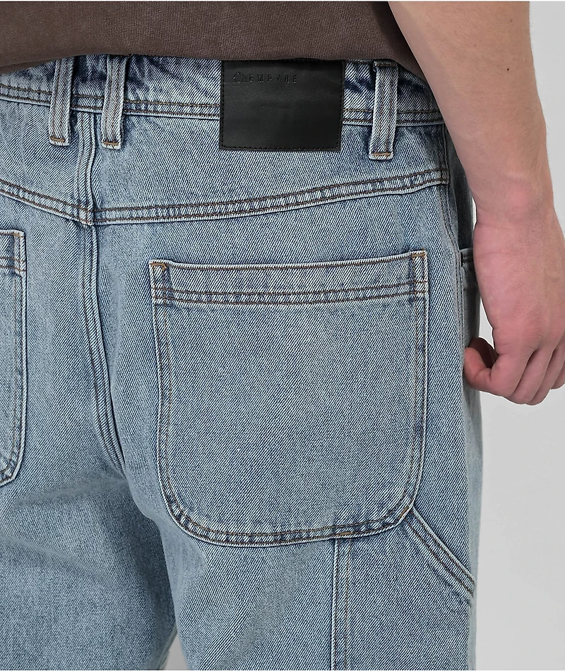 Empyre Skids Relaxed Light Wash Carpenter Pants