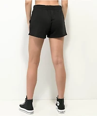 Empyre Skull & Rose Black Sweat Shorts