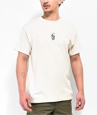 Empyre Skull Floral Tan T-Shirt
