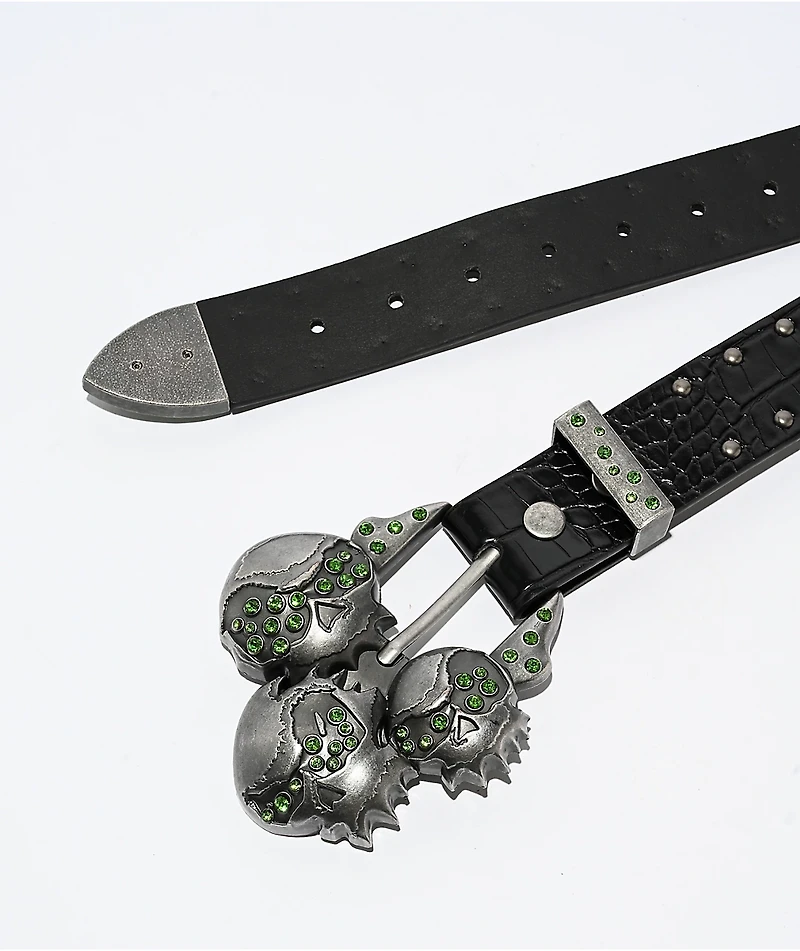 Empyre Skullz & Flames Black Belt