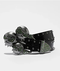 Empyre Skullz & Flames Black Belt