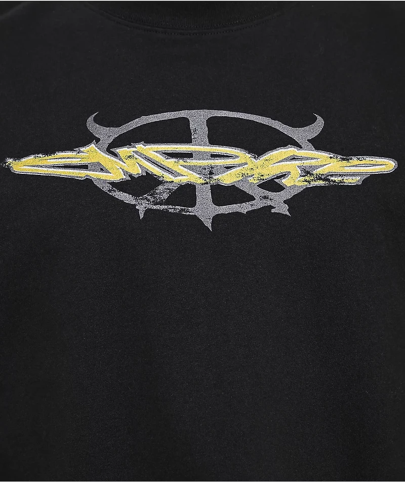 Empyre Skurf Peace Sign Black Long Sleeve T-Shirt